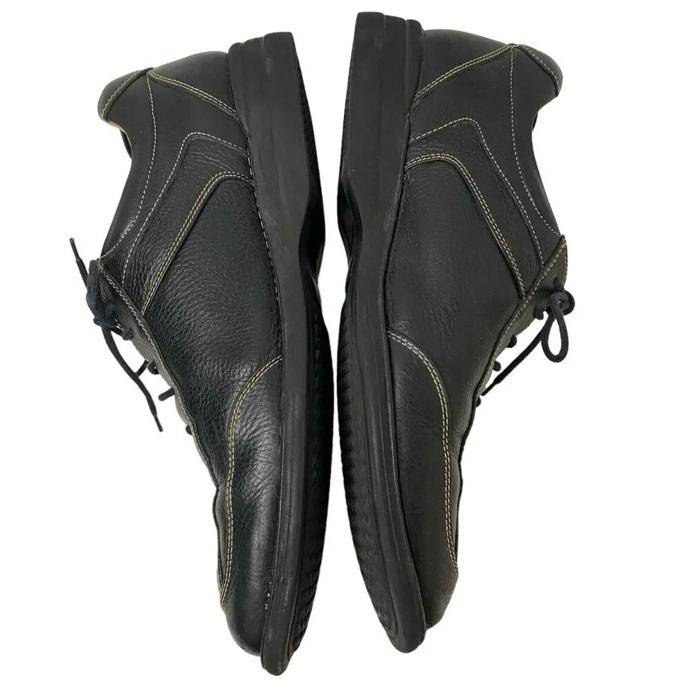 Johnston & Murphy sheepskin leather Oxford‎ shoes contrast stitch Men 13m Brazil